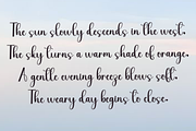 Happy Sunrise, a Handwritten Font by InermediaSTUDIO (Thumbnail 6 of 8)