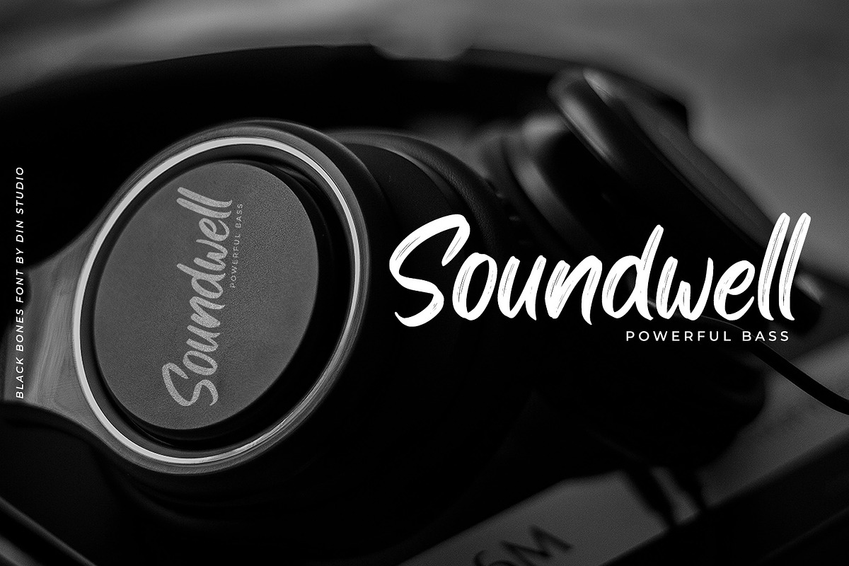 Black Bones-Classy Script, a Script Font by din-studio.com (Photo 4 of 5)