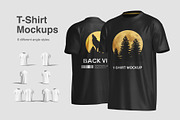 Realistic T-Shirt Mockup, an Apparel Mockup by graphiccrew (Thumbnail 1 of 12)