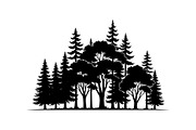 Tree Silhouette Vector Bundle, an Illustration by musafir_fashion (Thumbnail 50 of 51)