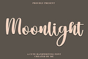 Moonlight, a Handwritten Font by FreshTypeINK (Thumbnail 1 of 6)