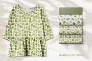 Olive abstract patterns watercolor, a Texture Illustration by YarovaArt (Thumbnail 14 of 21)