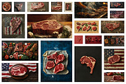 61 United Steaks of America, a Food & Drink Photo by Handmadefont (Thumbnail 4 of 11)