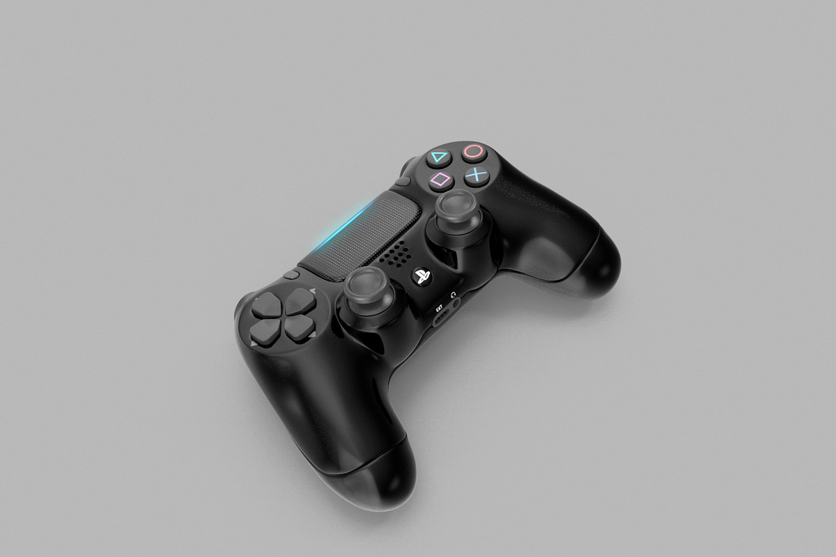 DualShock 4 Wireless Controller, an Object 3D Model by Tedi Permana (Photo 5 of 11)