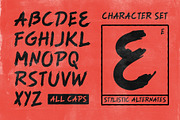 Rushtar - Brush Grunge Typeface, a Handwritten Font by Drizy (Thumbnail 3 of 10)