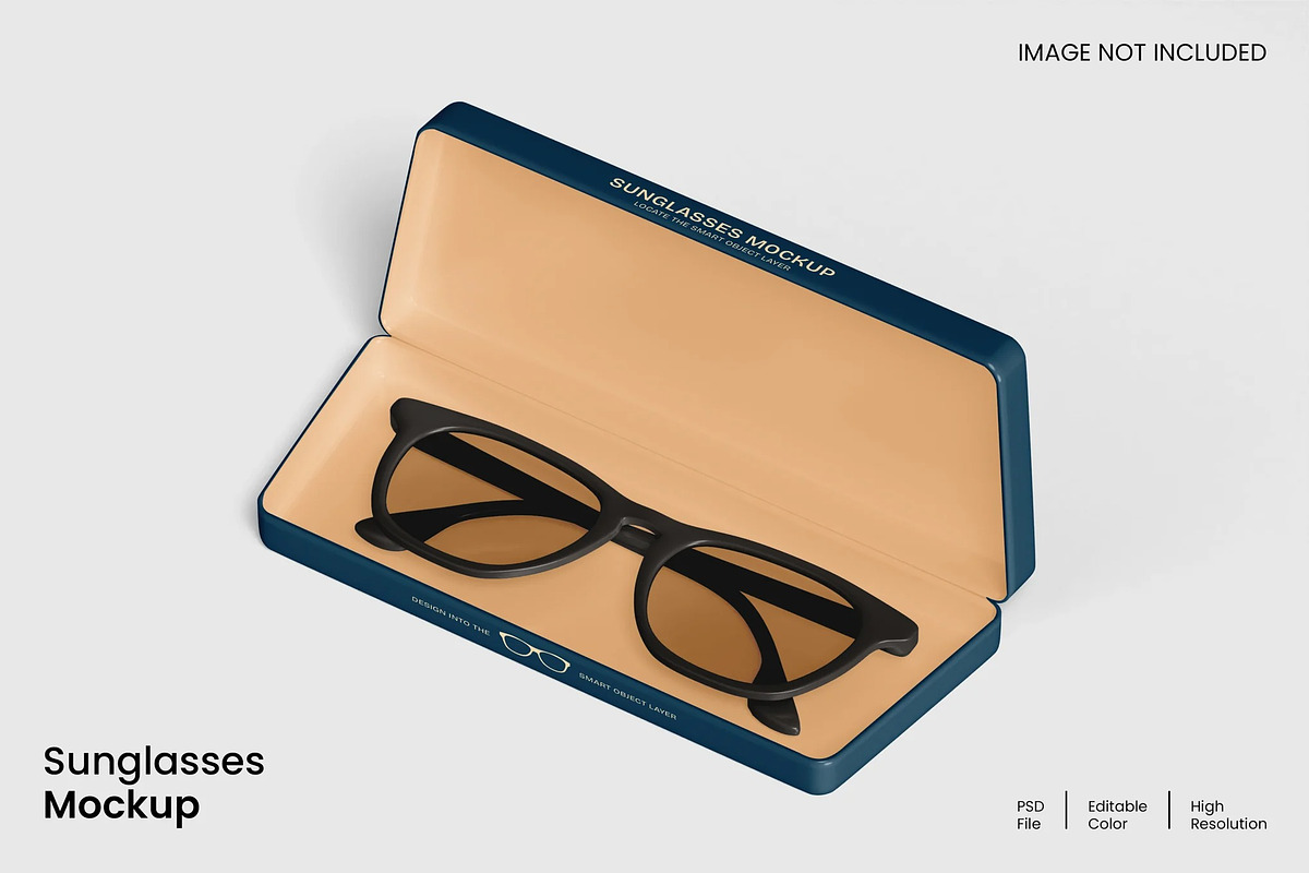 Sunglasses Mockup, a Merchandise Mockup by renderstockmarket