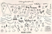 126 Christmas Vector Illustrations, a Seasonal Illustration by Violet LeBeaux (Thumbnail 1 of 3)