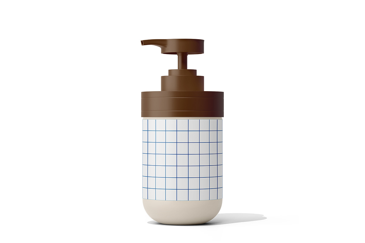 Pump Bottle Mockup, a Cups & Container Mockup by Akebareee (Photo 3 of 3)