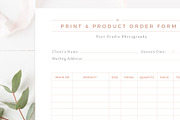 Print & Product Order Form, a Flyer Template by By Stephanie Design (Thumbnail 3 of 3)