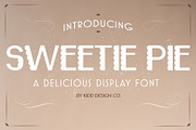 Sweetie Pie Crinkle Cut Display Font, a Font by Kidd Design Co. (Thumbnail 1 of 4)