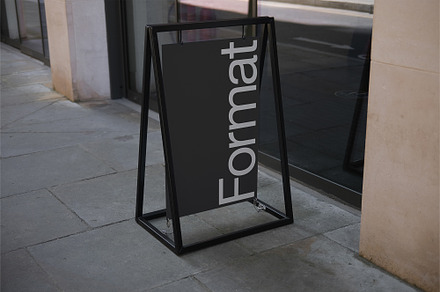 FORMAT B2 A BOARD MOCKUP 02, a Print Template by Format Mockups