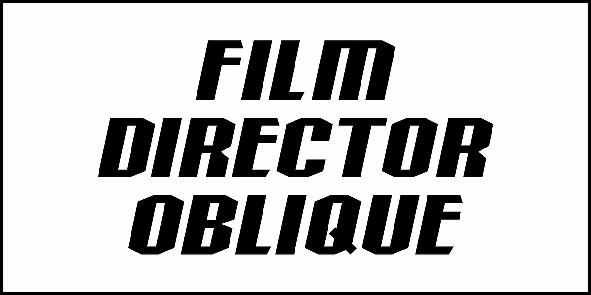 Film Director JNL, a Sans Serif Font by Jeff Levine Fonts (Photo 4 of 5)