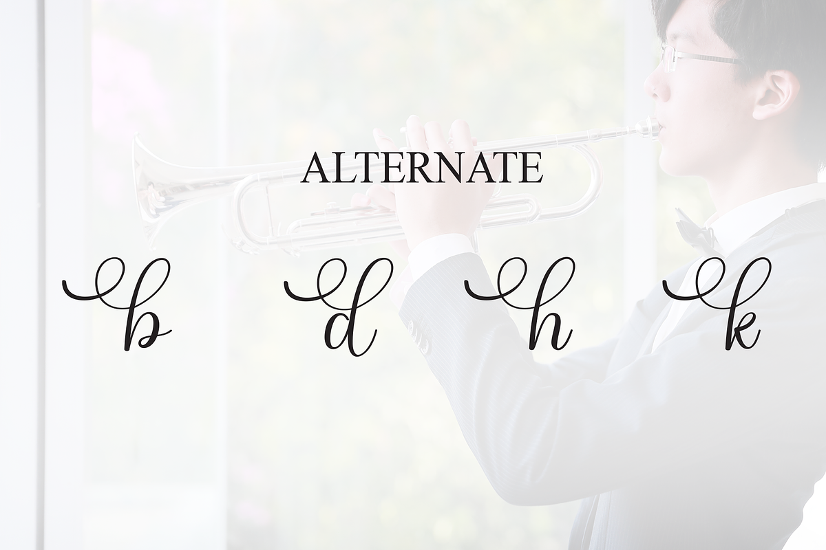 Simphony | Script Font, a Handwritten Font by Scratchones (Photo 8 of 9)
