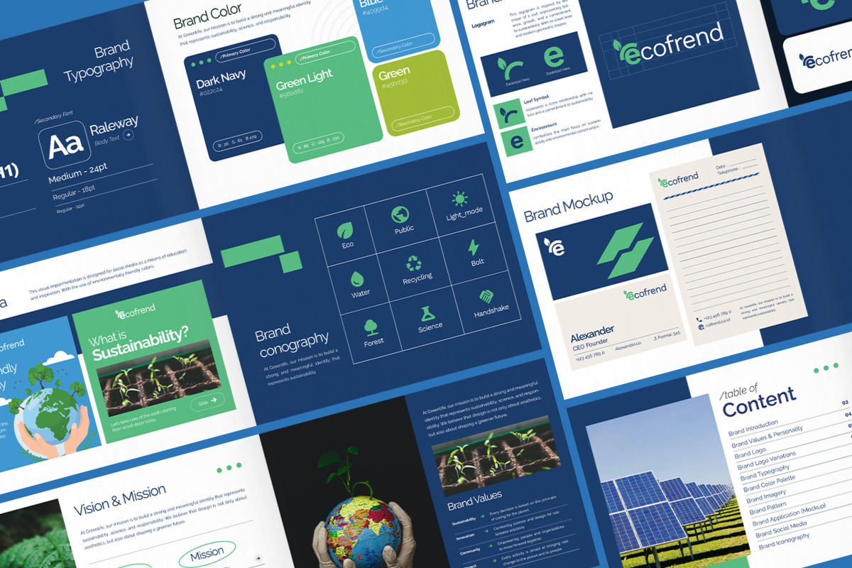 Sustainable Brand Identity Guide preview 6