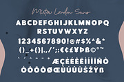 Mister London - Bold Sans & Script, a Script Font by Sarid Ezra (Thumbnail 9 of 9)