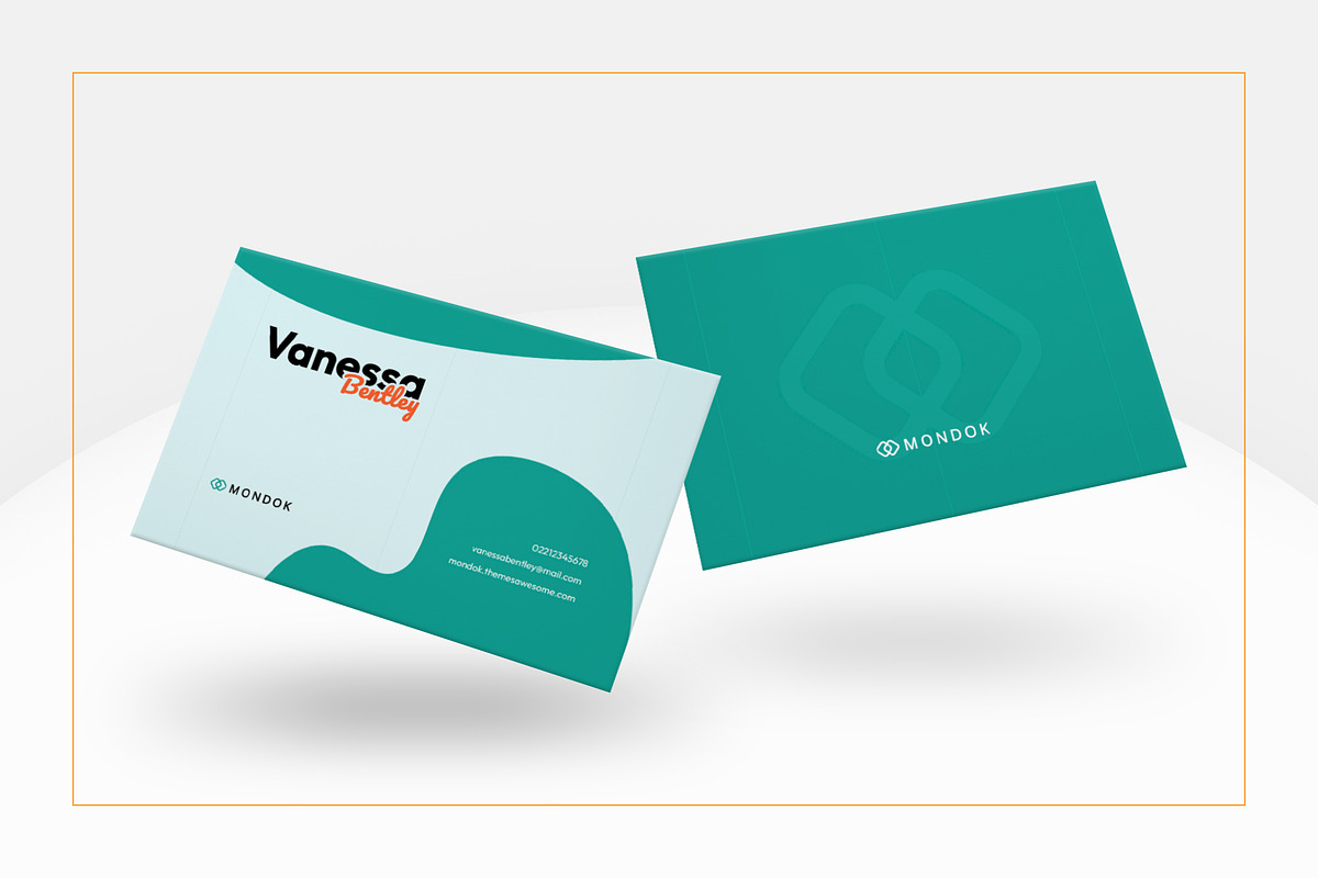 Business Card - Mondok 2, a Business Card Template by Themes Awesome (Photo 2 of 3)