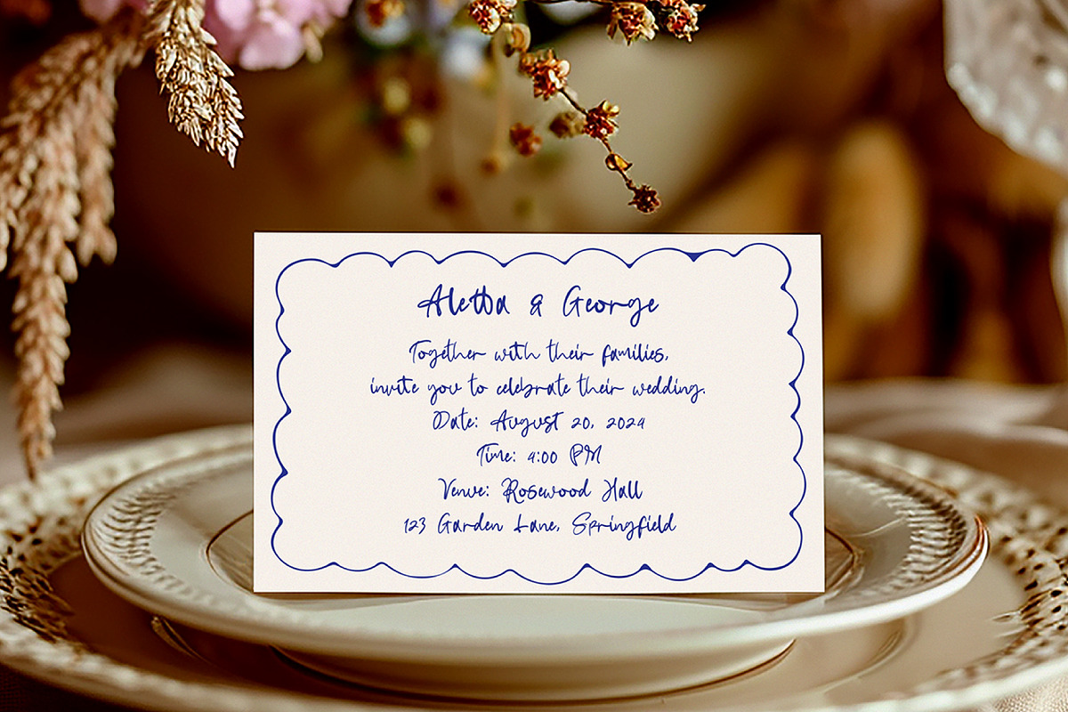 Bailett Hand - Handwritten Font preview 2