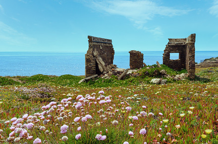 Summer Atlantic ocean coast (Algarve, Portugal)., a Nature Photo by YuriyB