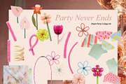 Party Never Ends: Bright Collage Kit, an Object Graphic by divanovskaya_nv (Thumbnail 7 of 17)