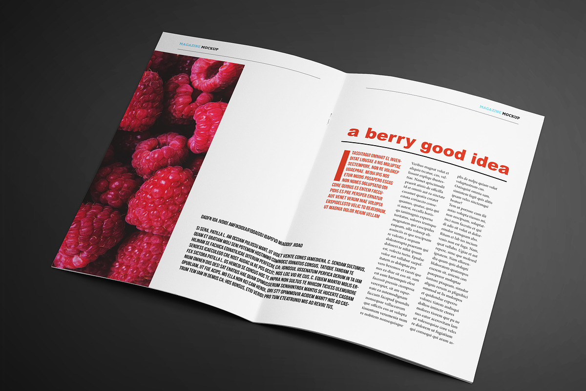 FARM-TO-TABLE Magazine Template, a Magazine Template by Lot 17 Media