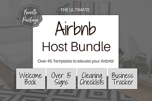 Airbnb HOST Bundle! 45 Templates!