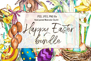 Easter set illustrations, a Decorative Illustration by Ann Astro (Thumbnail 1 of 7)