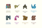 Indonesian Batik Collection, an Object Illustration by Deemak Daksina (Thumbnail 3 of 3)