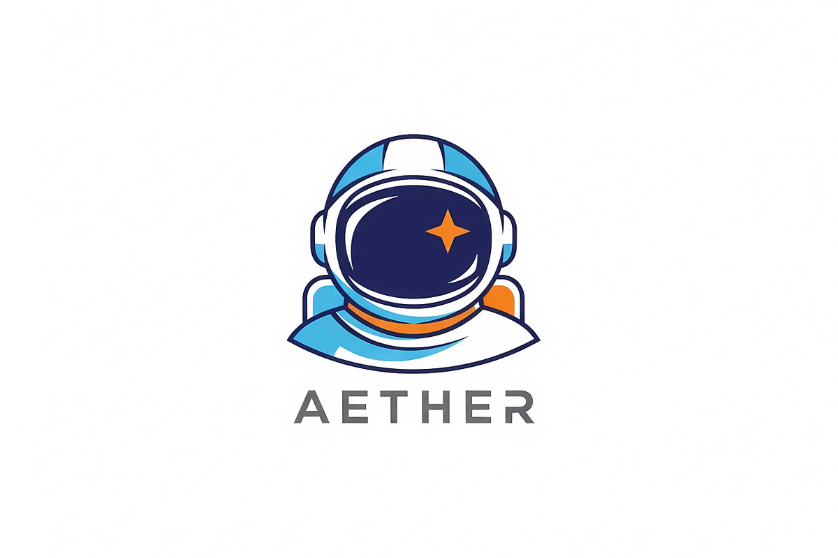 Aether Astronaut Logo, a Branding & Logo Template by Logocreative (Photo 1 of 2)