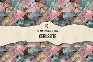 Cerussite Seamless Photo Patterns
