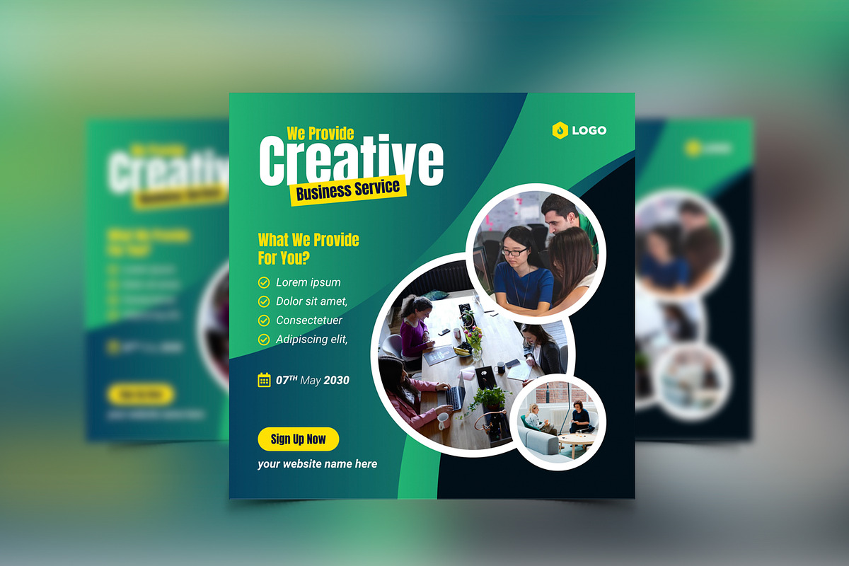 Social Media Cover Post Template Set, a Social Media Template by zahidhossainalif (Photo 6 of 13)
