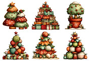 Christmas Tree Clipart, an Illustration by Daily.Designs (Thumbnail 3 of 5)