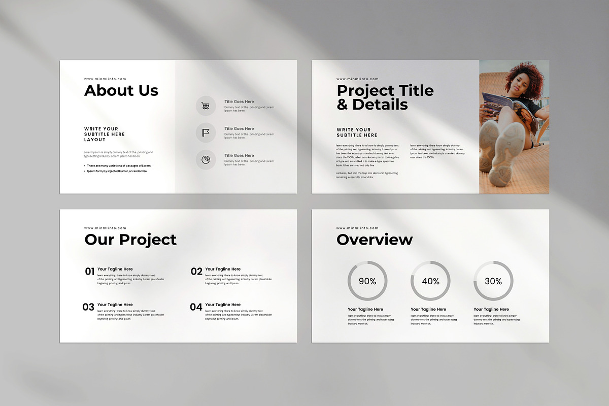 Minml Presentation Template, a Presentation Template by evgenystudio (Photo 10 of 28)