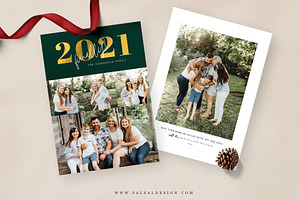 Christmas Card Template CD194