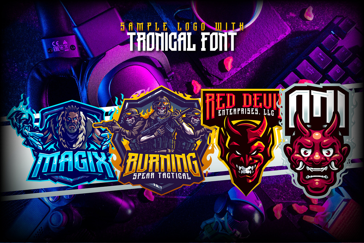 GRVS-Tronical Font Duo preview 8