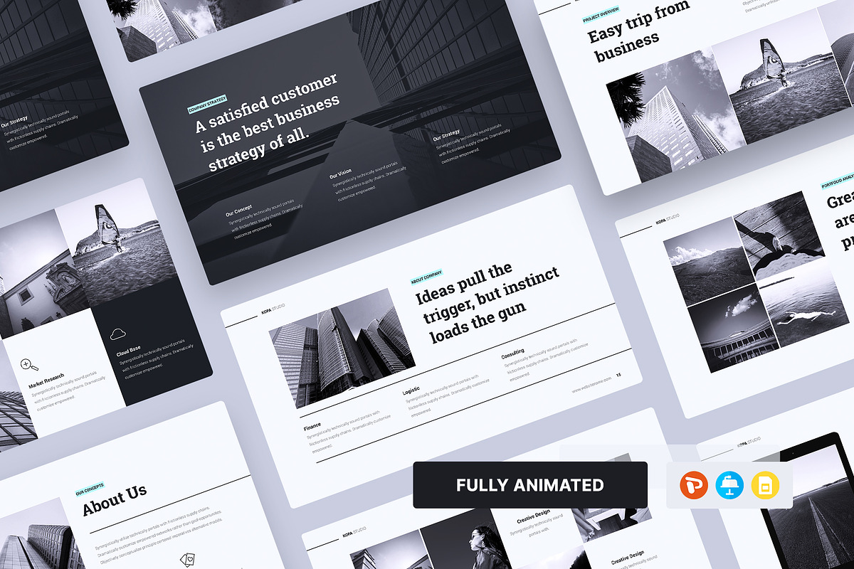 Kopa - Business Template, a Presentation Template by UDEA Store (Photo 1 of 14)