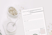 Daily Printable Planner for Creative, a Brochure Template by CreativeMavenCo. (Thumbnail 3 of 7)