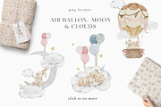Teddy Bear & Bunny Watercolor spring, a Decorative Illustration by Grace Noboa Illustrations (Thumbnail 6 of 14)