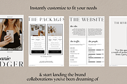 Canva Media Kit Template, a Device Mockup by Le Maison Bohem (Thumbnail 2 of 5)