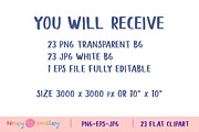 Gnomes Honey Bee Flat Clipart, an Animal Illustration by Noey smiley (Thumbnail 3 of 7)