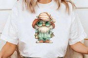 Whimsical summer gnome Clipart, an Illustration by Designworld (Thumbnail 5 of 7)