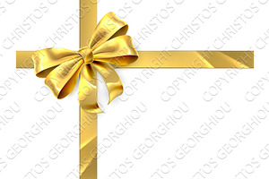 Gold Bow Gift