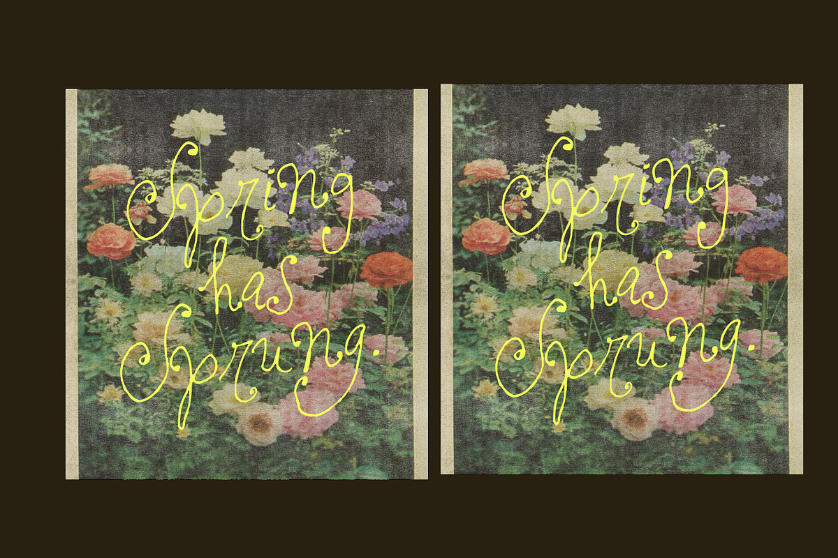 Sugar Pie Honey Curly Font, a Handwritten Font by Nicky Laatz (Photo 5 of 12)