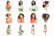 Watercolor Summer Clipart, an Illustration by DreamArtGraphic (Thumbnail 6 of 8)