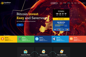 Cryptogalaxy - Bitcoin WP Theme