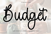 Budget, a Handwritten Font by InermediaSTUDIO (Thumbnail 1 of 7)