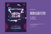 Neon Club flyer, a Flyer Template by AdamHasan (Thumbnail 1 of 3)