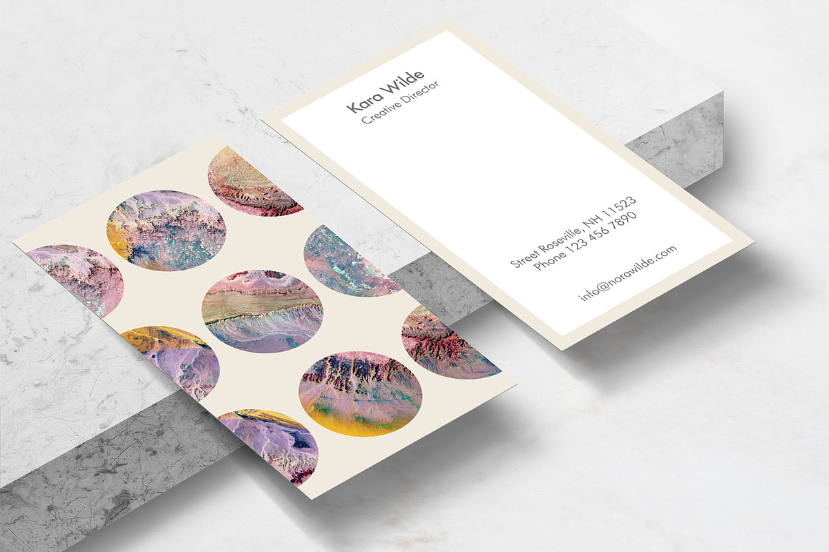 Abstract Geometrical Business Card, a Business Card Template by The Wall Art Mockup Shop (Photo 1 of 2)
