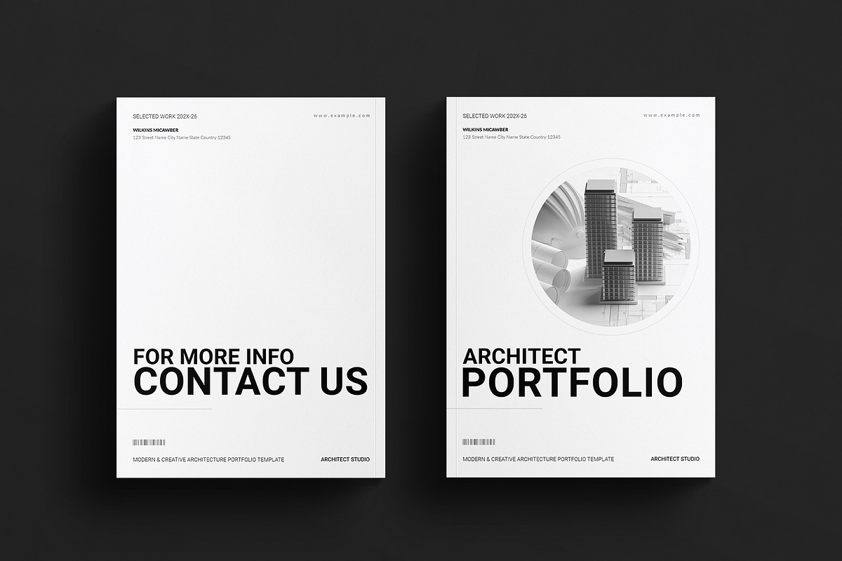 Architecture Portfolio Template, a Brochure Template by E-Type (Photo 8 of 8)