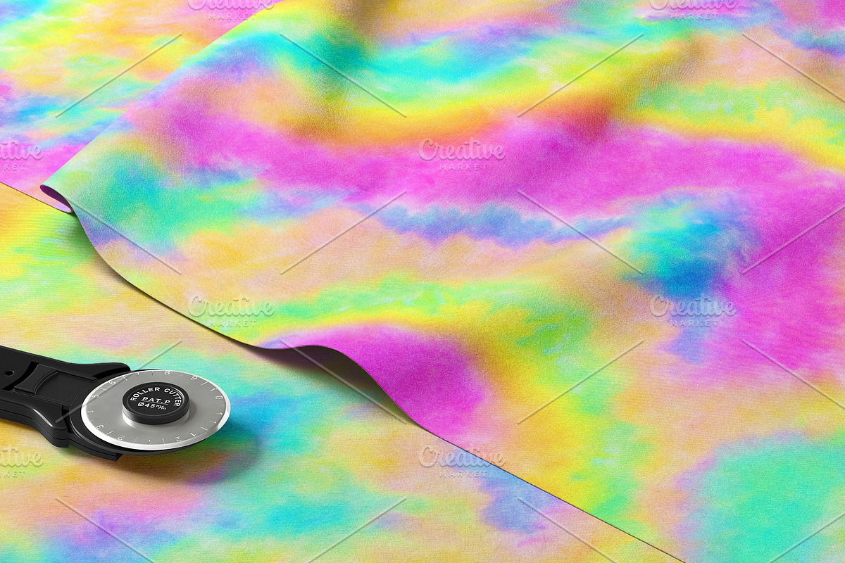 Rainbow Tie Dye Seamless Pattern, a Pattern Graphic by PATTERNBASE (Photo 3 of 4)