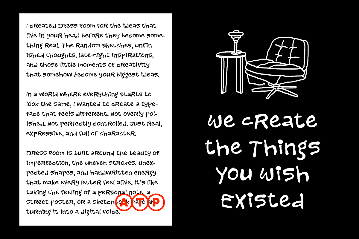 Dress Room - Handwritten Font, a Handwritten Font by Typeparties (Photo 3 of 10)